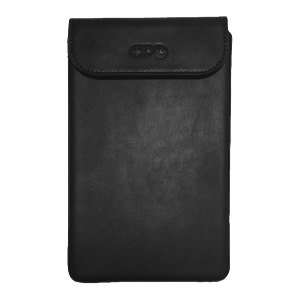 Bilden visar GPD Pocket 2 Protective Case framifrån, stängd