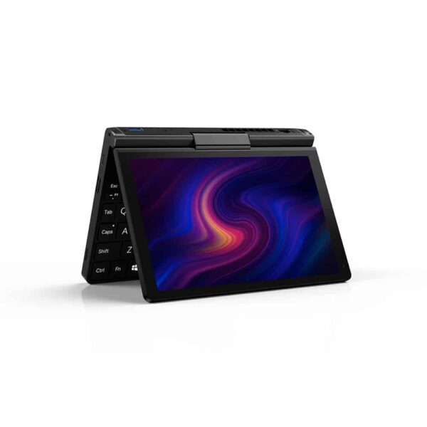 GPD Pocket 3 Ultrabook for Professionals shown in table-top mode