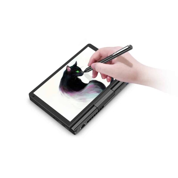 GPD Pocket 3 Ultrabook for Professionals shown from the front using Stylus