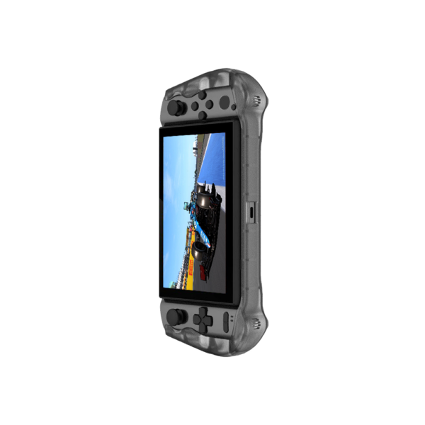 Image showing the GPD WIN 3 Grip applied to a GPD WIN 3 from the bottom