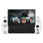 Image showing the GPD WIN 4 Handheld Gaming PC in Pearl White from the front