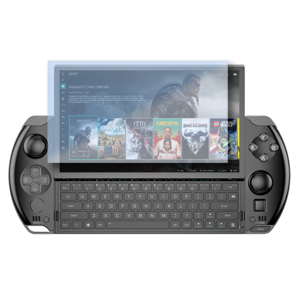Imagen que muestra el protector de pantalla GPD WIN 4