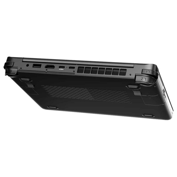Image showing the GPD WIN Max 2 PC Gaming Ultrabook from the back with I/O Ports