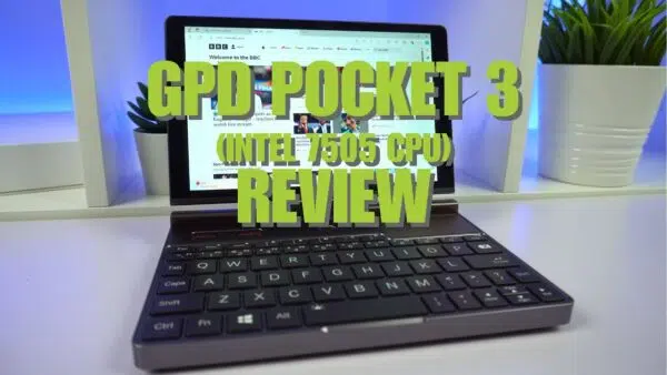 maxresdefault GPD Pocket 3 Mini Laptop with Intel 7505 CPU processor, featuring dual speakers for rich audio output.