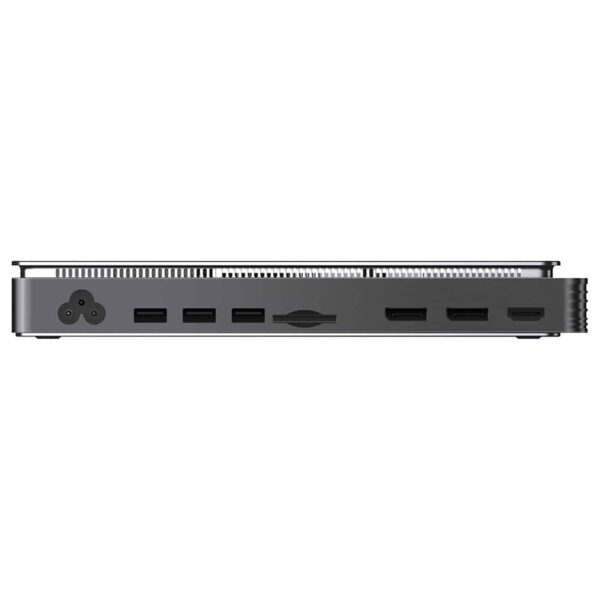 Image of the GPD G1 2024 eGPU Docking Station, featuring AMD Radeon RX 7600M XT GPU, TGP Toggle Switch for enhanced performance control, and versatile connectivity. Perfect for gamers and professionals. Pre-order now for revolutionary capabilities