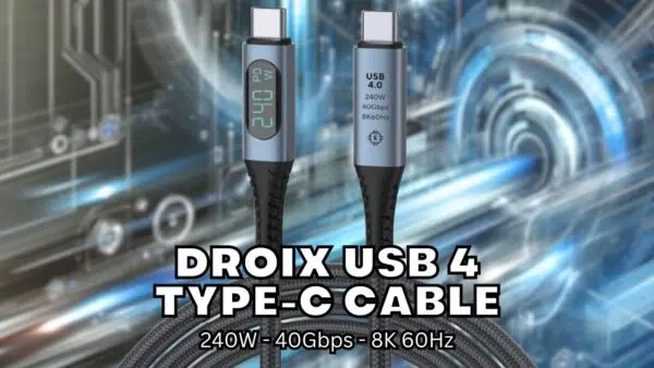 DroiX USB Cable 4.0 Video Review Thumbnail