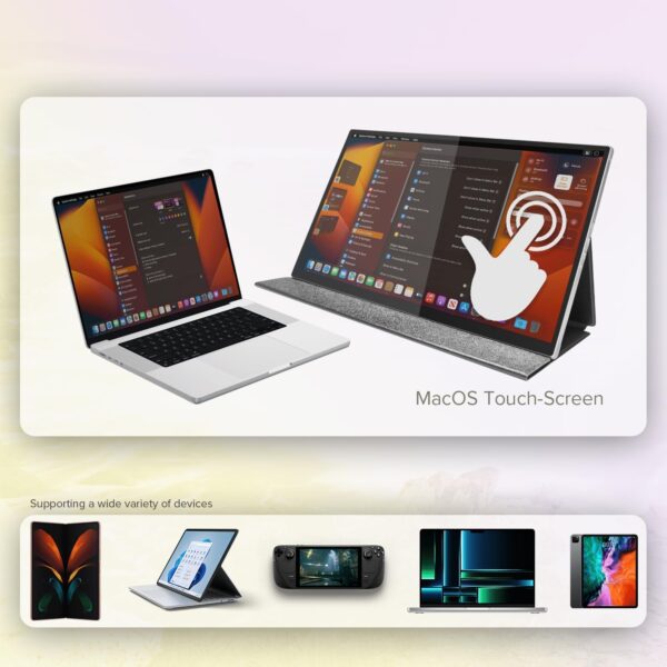15.6" 4K portable monitor with stylus support - Image 2