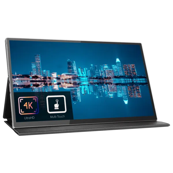 Monitor Portabel 4K 15,6" dengan Layar Sentuh