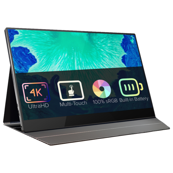 15,6 tuuman kannettava 4K-monitori Adobe RGB:llä