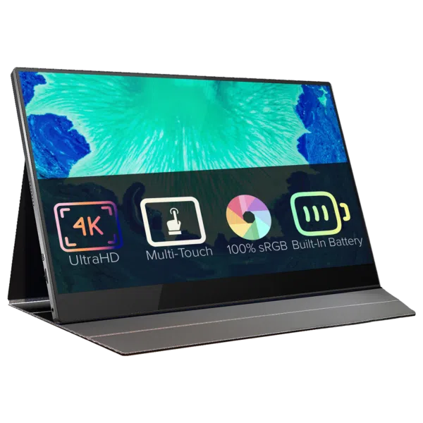 15,6″ 4K nešiojamasis monitorius su "Adobe RGB