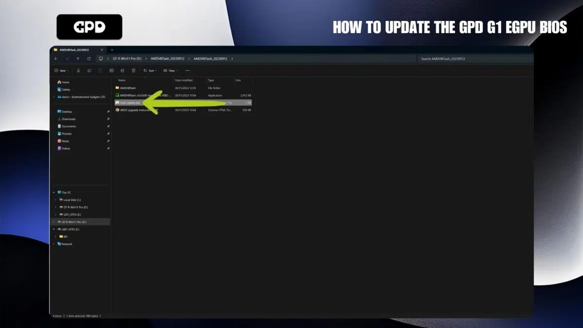 1. Käivitage Auto Updater.bat