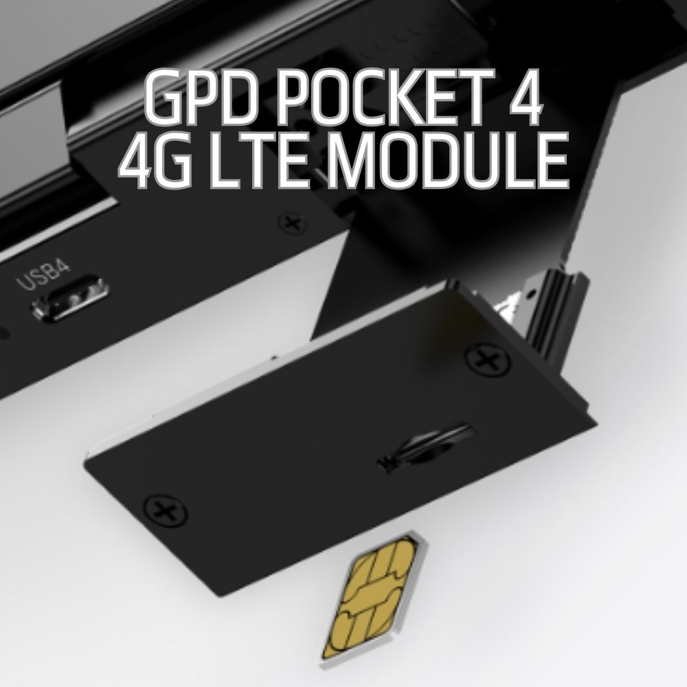 GPD Pocket 4 Moduł 4G LTE i elastyczność sieci