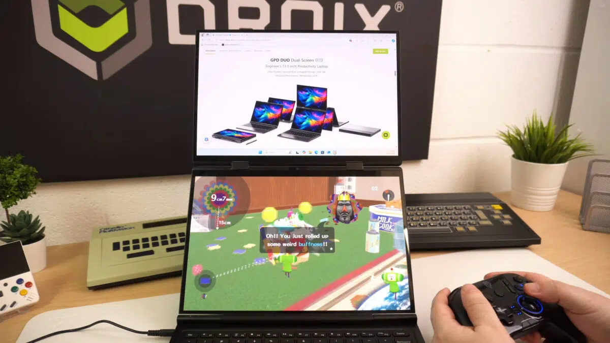 Nous aimons Katamari Reroll sur le GPD Duo