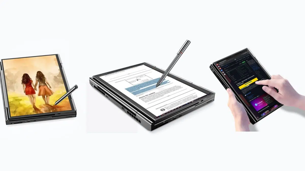 GPD Duo in tablet mode