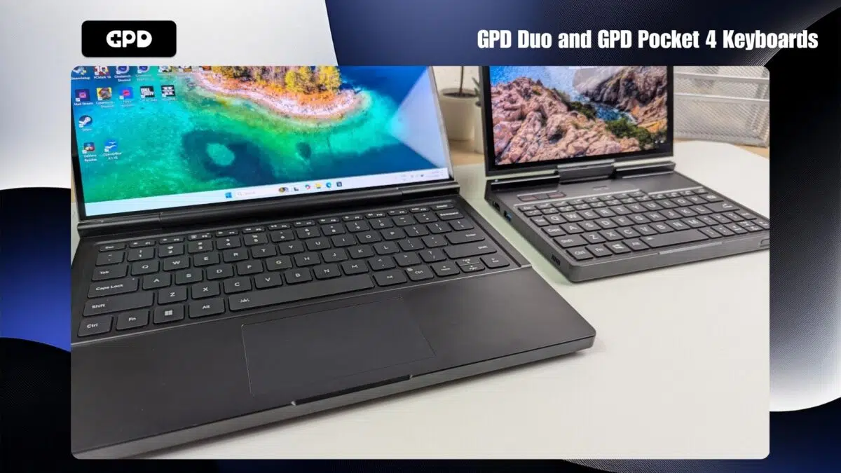 Teclados GPD Duo y GPD Pocket 4