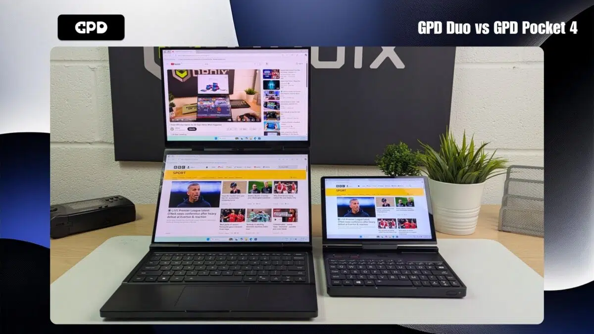 GPD Pocket 4 vs GPD Dúo