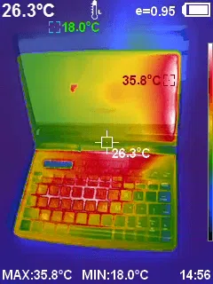 GPD Pocket 4 Full Load Thermal