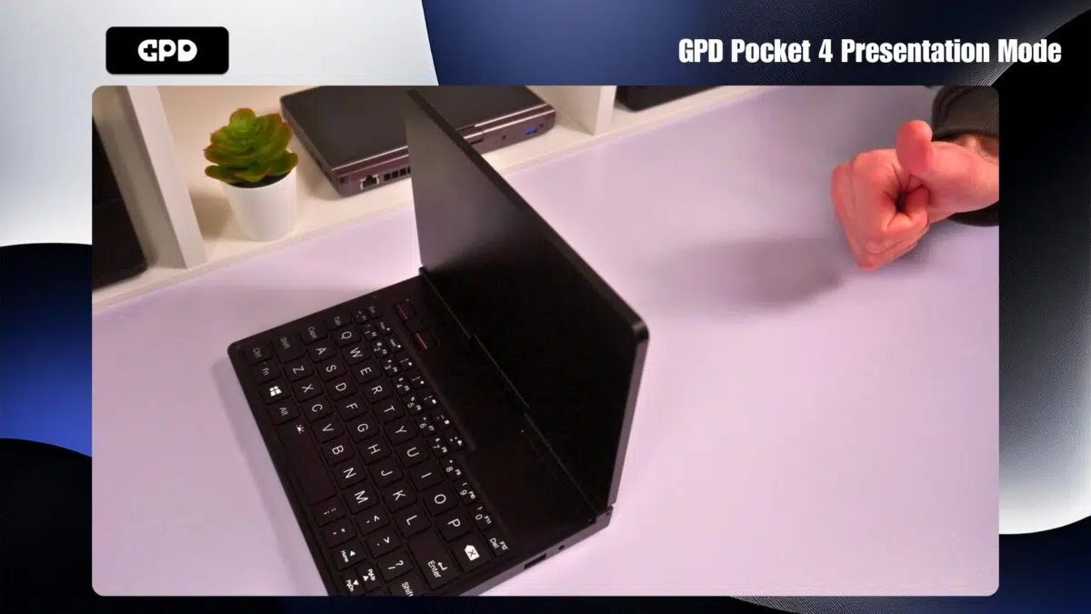 GPD Pocket 4 Presentation Mode