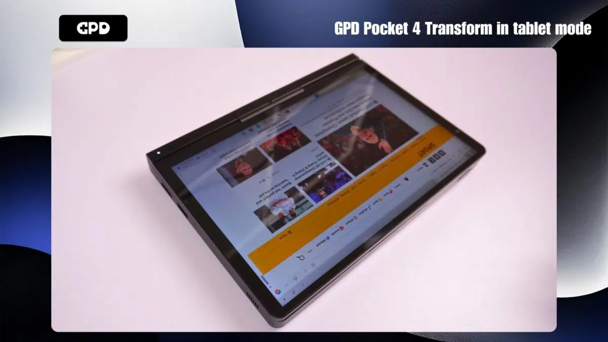 GPD Pocket 4 Läget för surfplatta