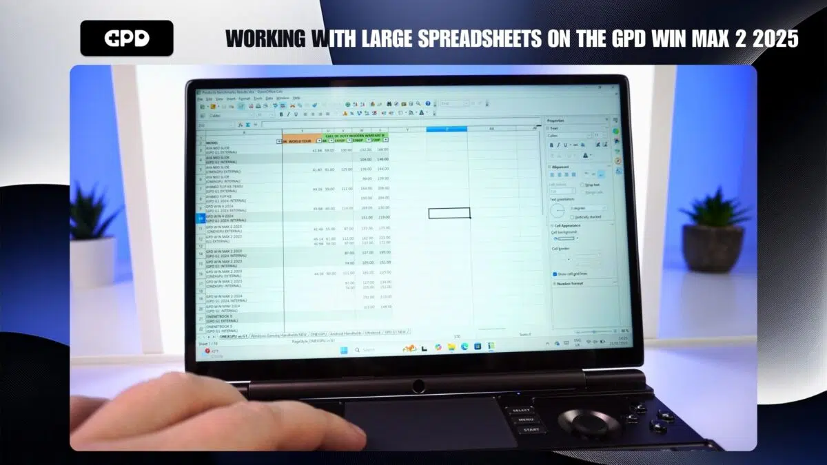 Tabuľka GPD WIN MAX 2 2025