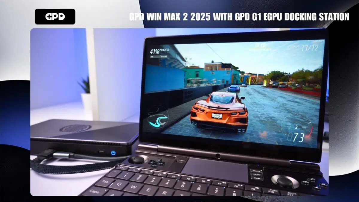 GPD WIN MAX 2 2025 s dokovacou stanicou GPD G1 eGPU