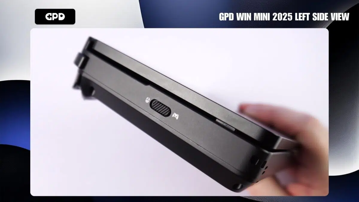 GPD WIN MINI 2025 Vista lateral izquierda