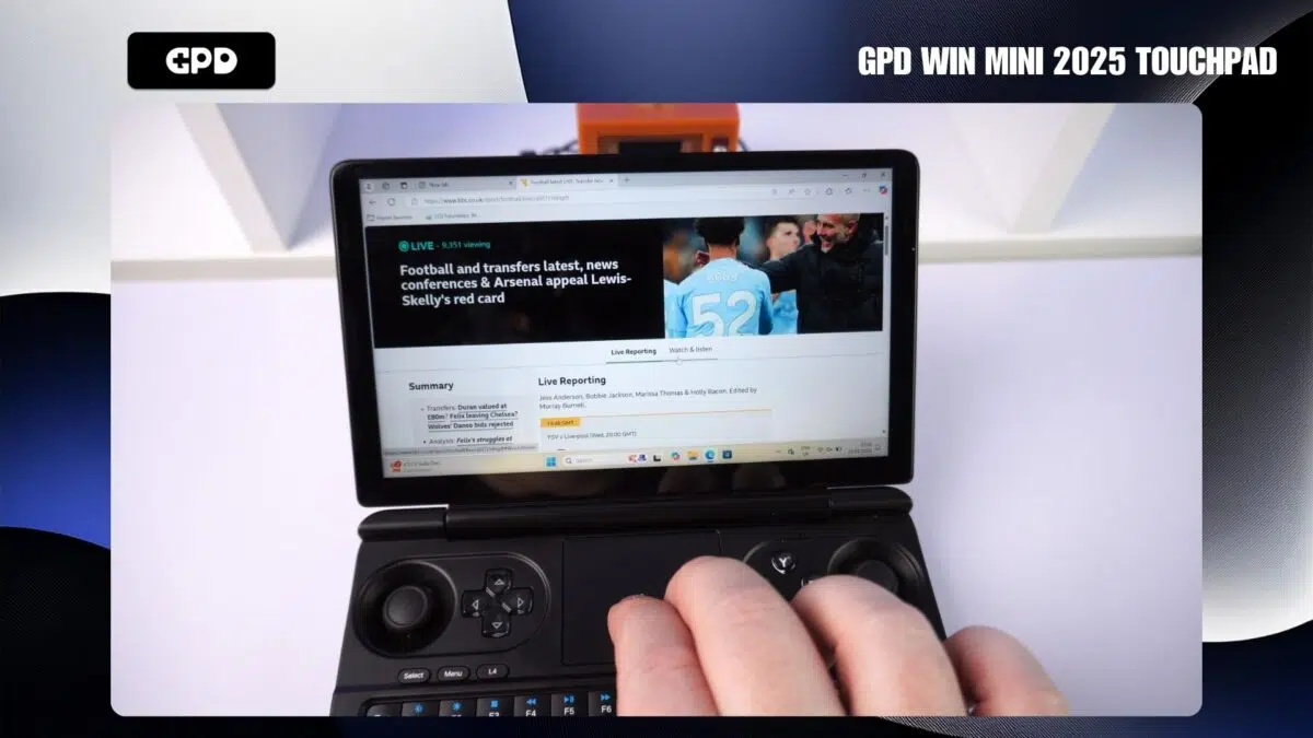 GPD WIN Panel táctil MINI 2025