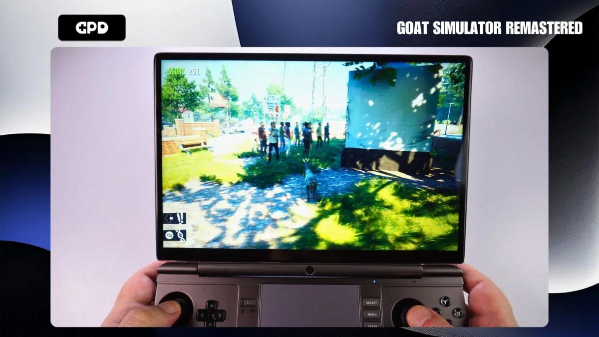 Kozí simulátor Remastered na GPD WIN MAX 2 2025