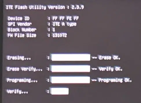 GPD Pocket 4 BIOS EC Upgrade