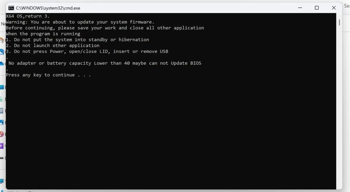 GPD Pocket 4 BIOS update checklist