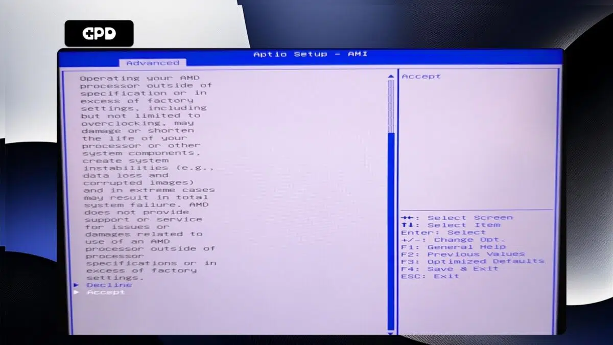 GPD Pocket 4 - LPDDR ajastuse konfiguratsioon 2