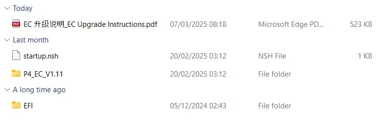 Copy the contents to the flash drive