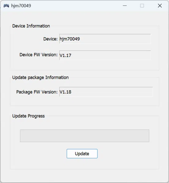 GPD WIN Mini 2025 gamepad update before updating