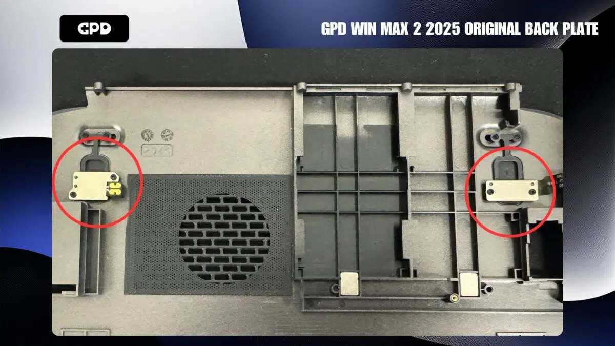 GPD WIN MAX 2 2025 Originalna stražnja ploča