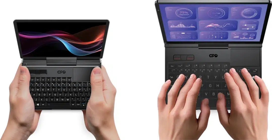 GPD MicroPC 2 sammenlignet med GPD Pocket 4