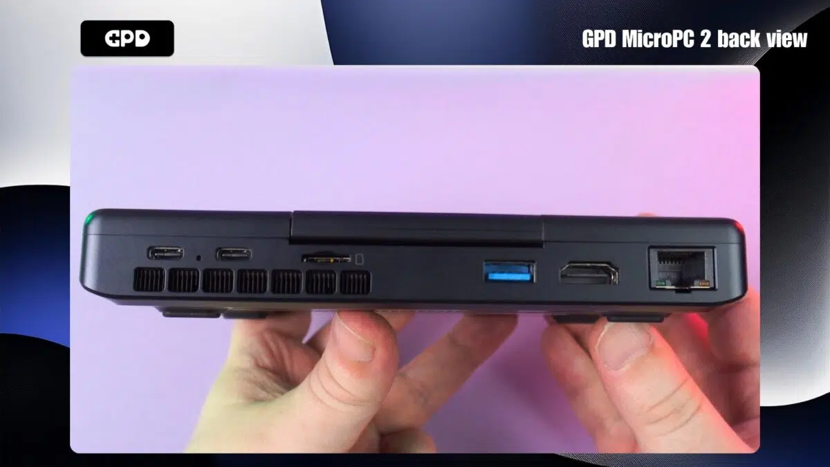 GPD MicroPC 2 back view