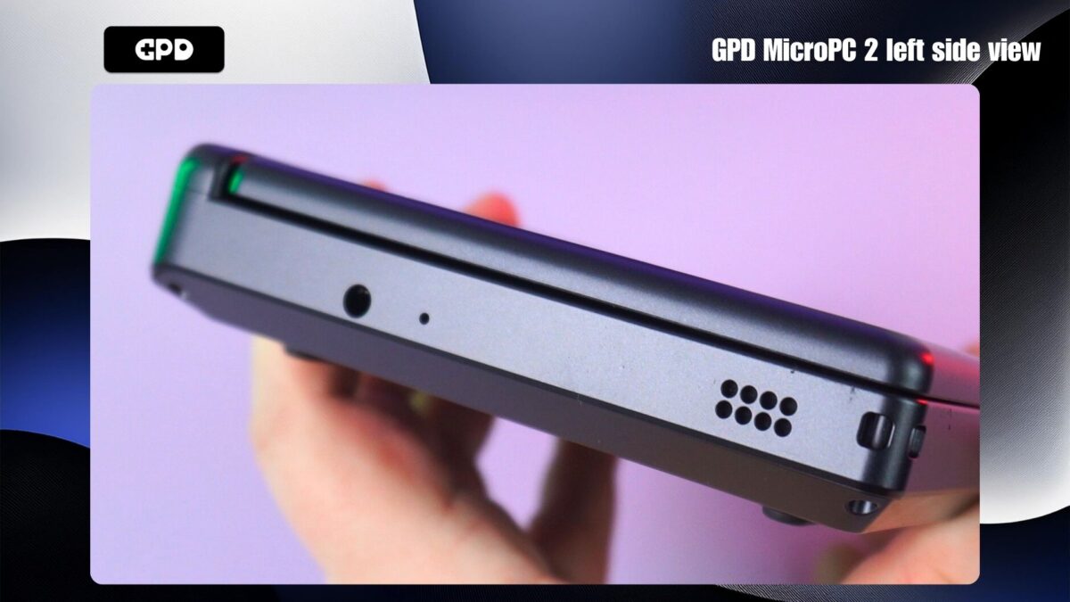 GPD MicroPC 2 bal oldali nézet