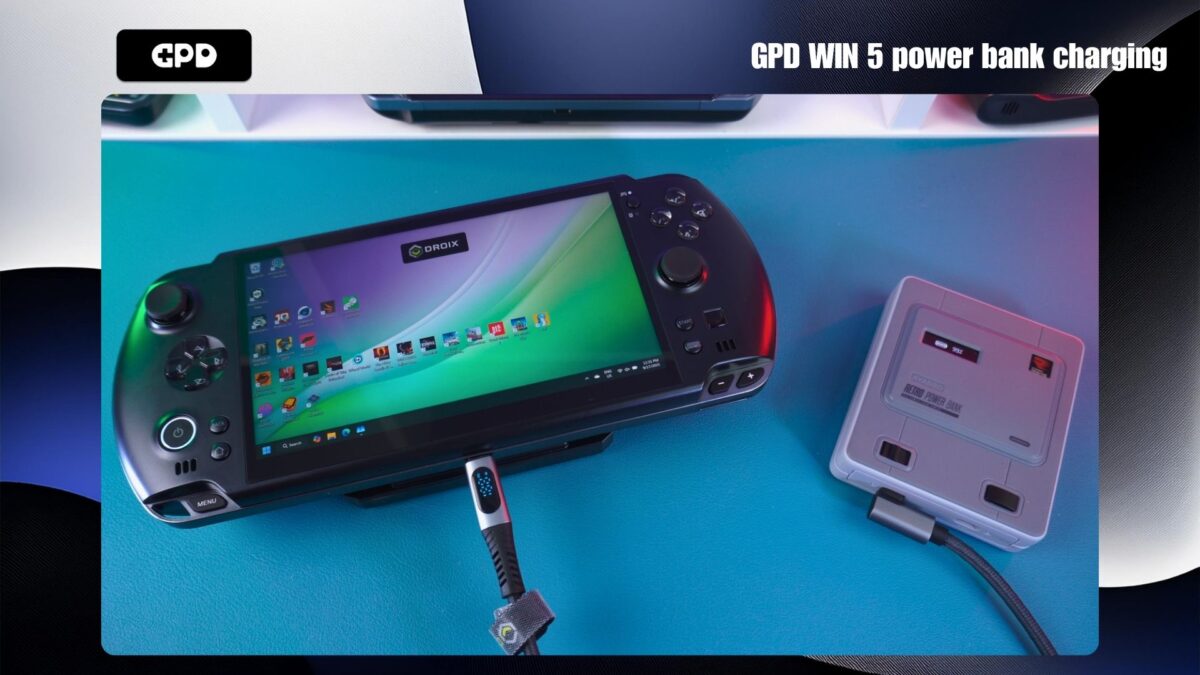 GPD WIN 5 power bank charging