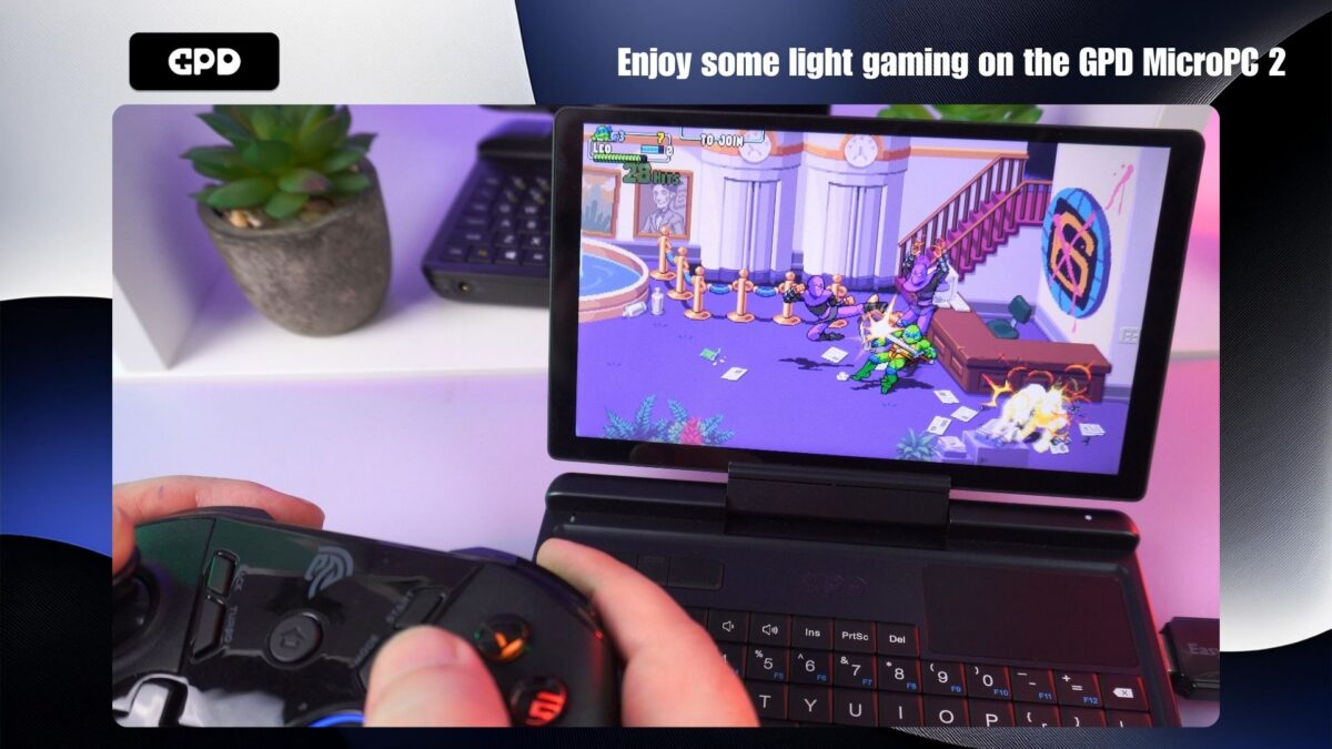 A GPD MicroPC 2-n élvezheti a könnyű játékokat