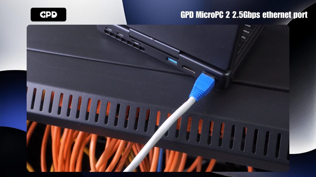 GPD MicroPC 2 2.5Gbps ethernet port