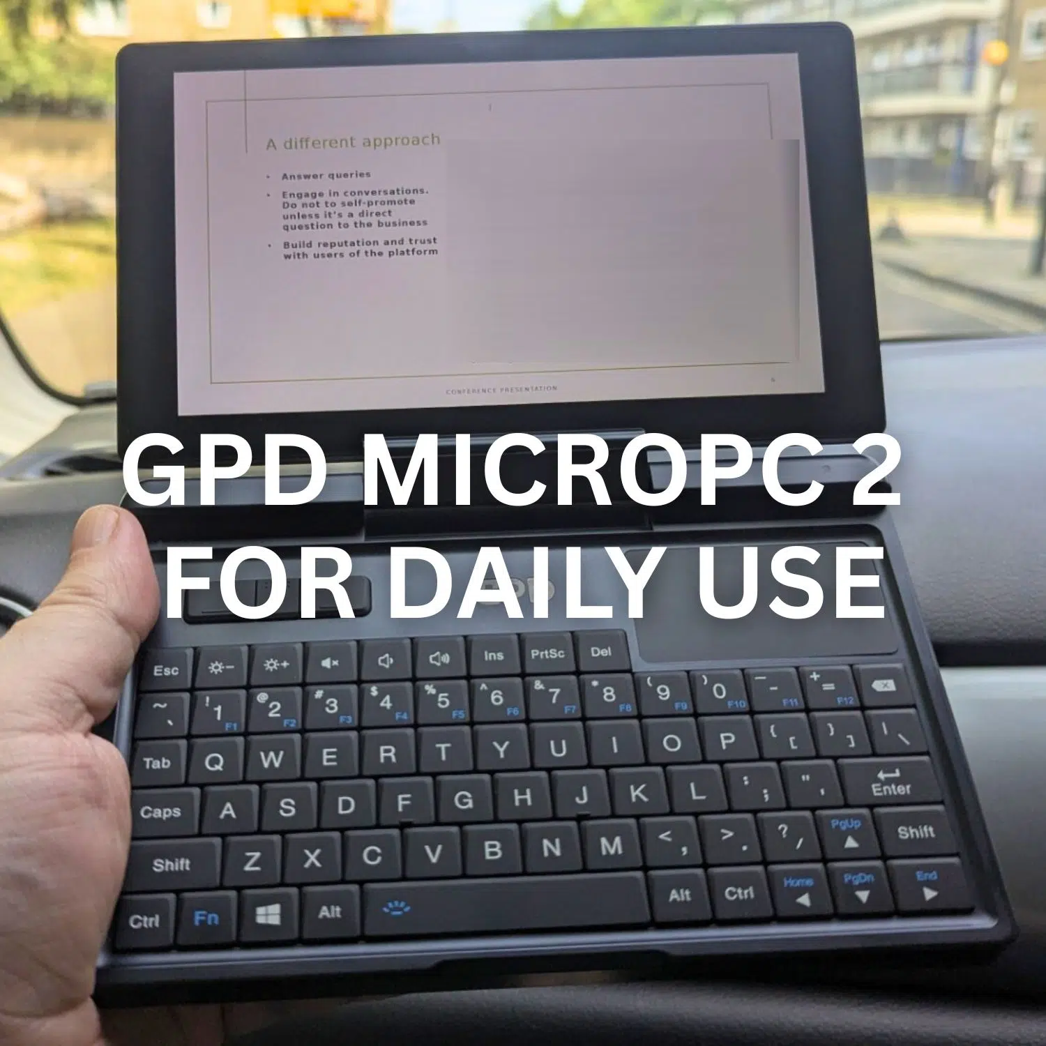 GPD MicroPC 2 για καθημερινή χρήση
