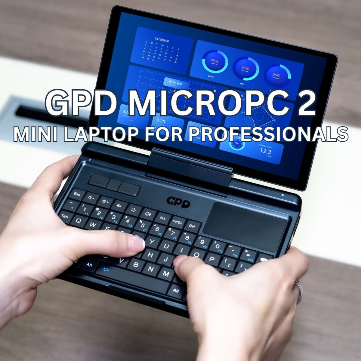 GPD MicroPC 2 mini laptop for professionals