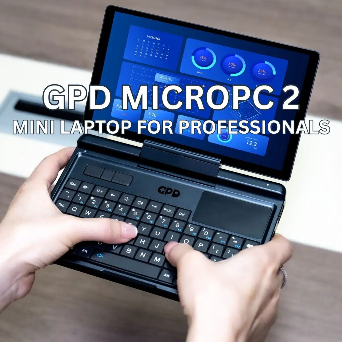 GPD MicroPC 2 mini laptop for professionals