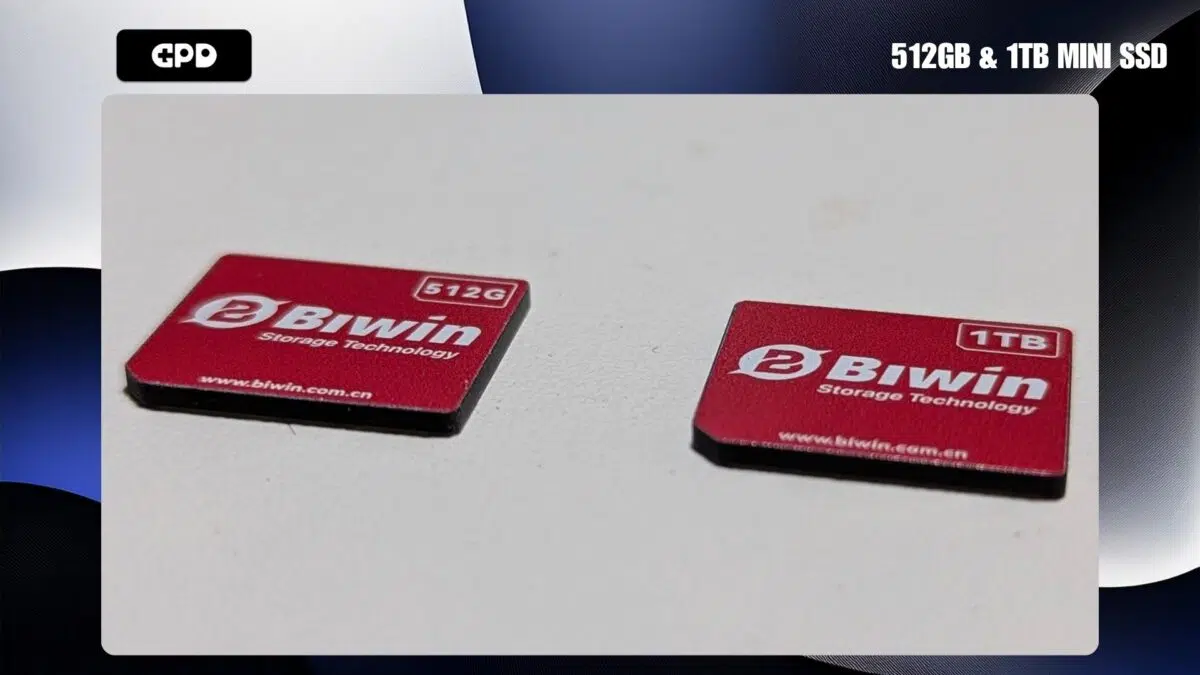 512 GB 1TB Mini SSD