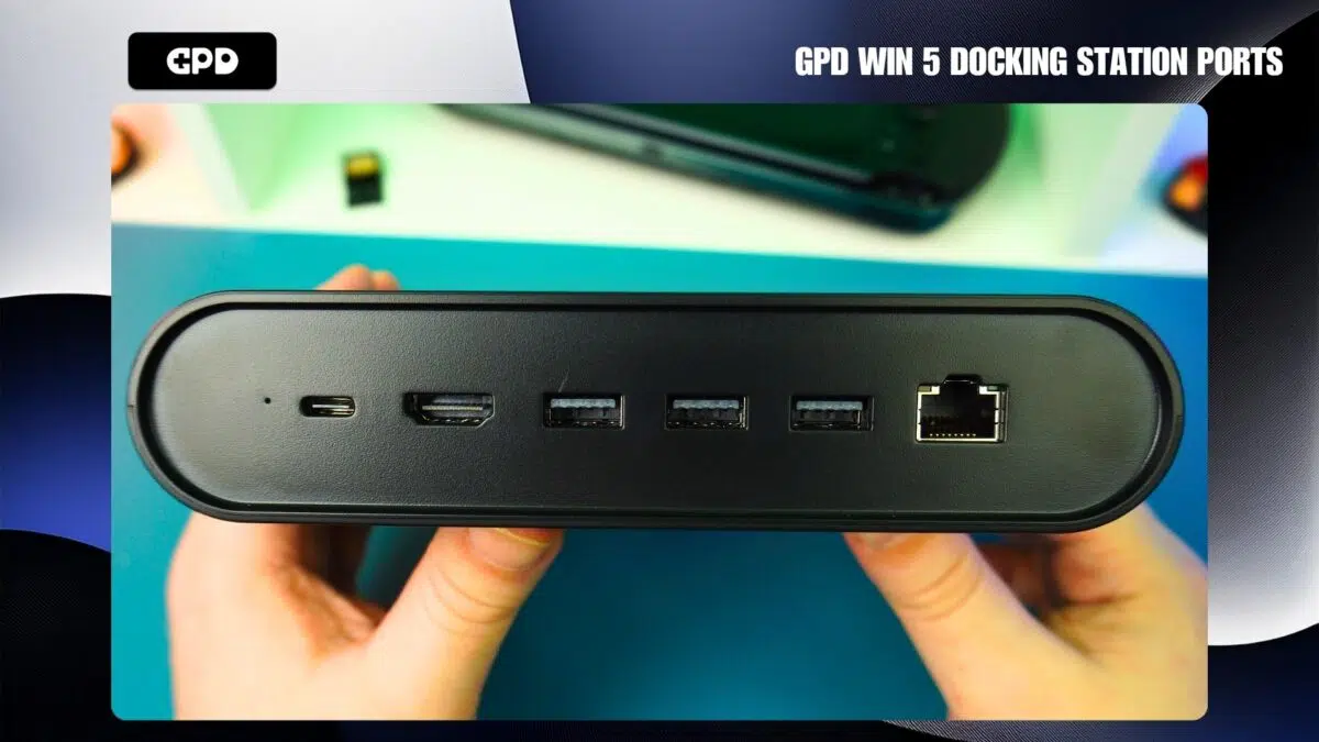 GPD WIN 5 dokkolóállomás portok