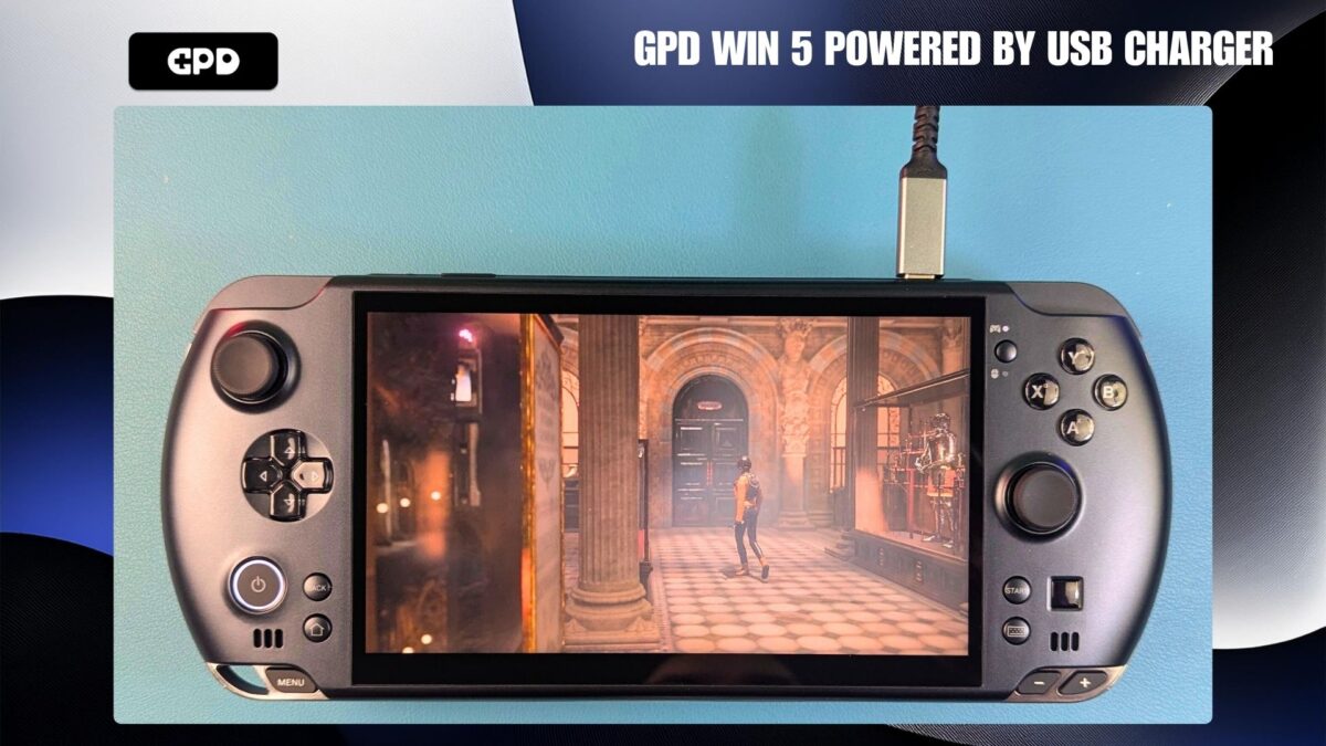 GPD WIN 5 Uso del cargador USB