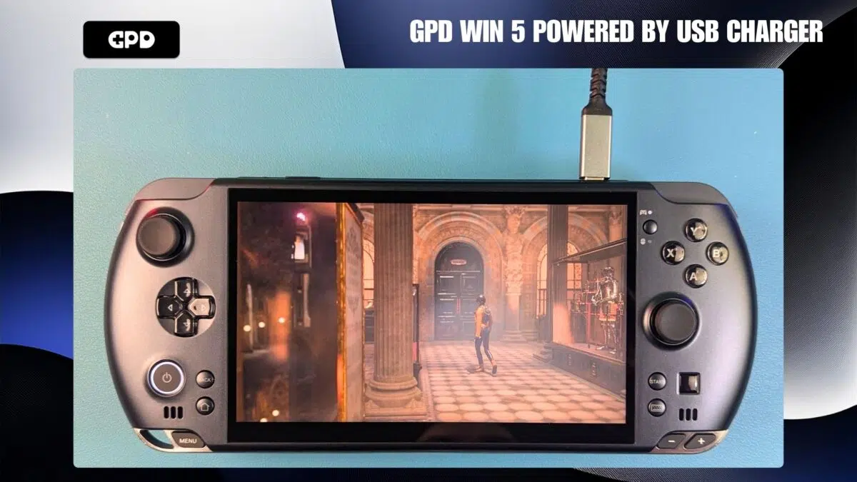 GPD WIN 5 USB-oplader gebruiken