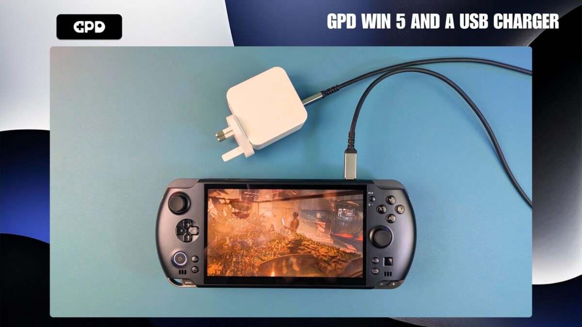 GPD WIN 5 con cargador USB