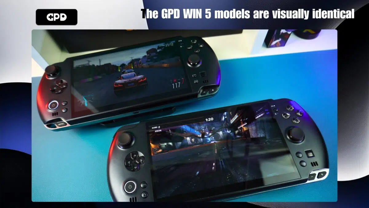 Model GPD WIN 5 secara visual identik