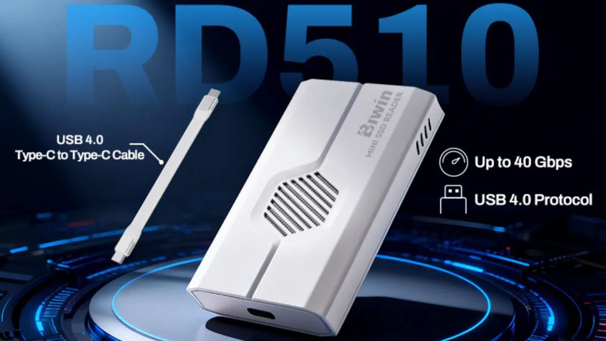 Biwin RD510 Mini SSD olvasó USB-4.0 protokollal
